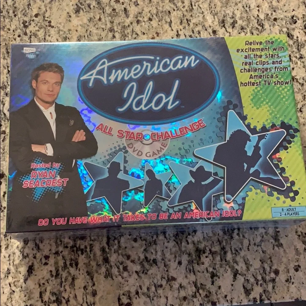 2006 American Idol All Star DVD Party Game New Sealed